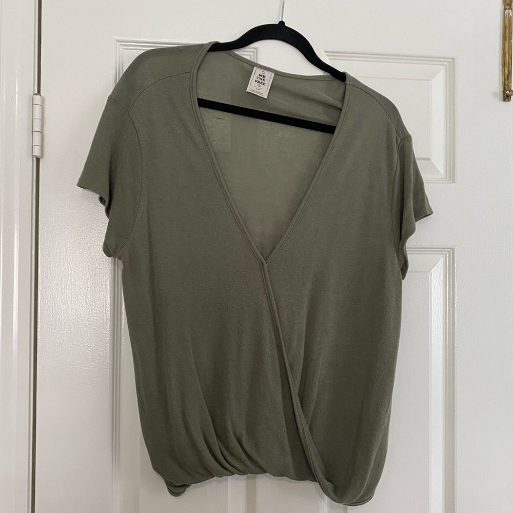 Free People top, green